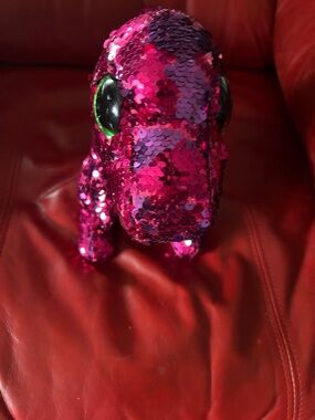 Purple Sequin Plush Toy Ty.